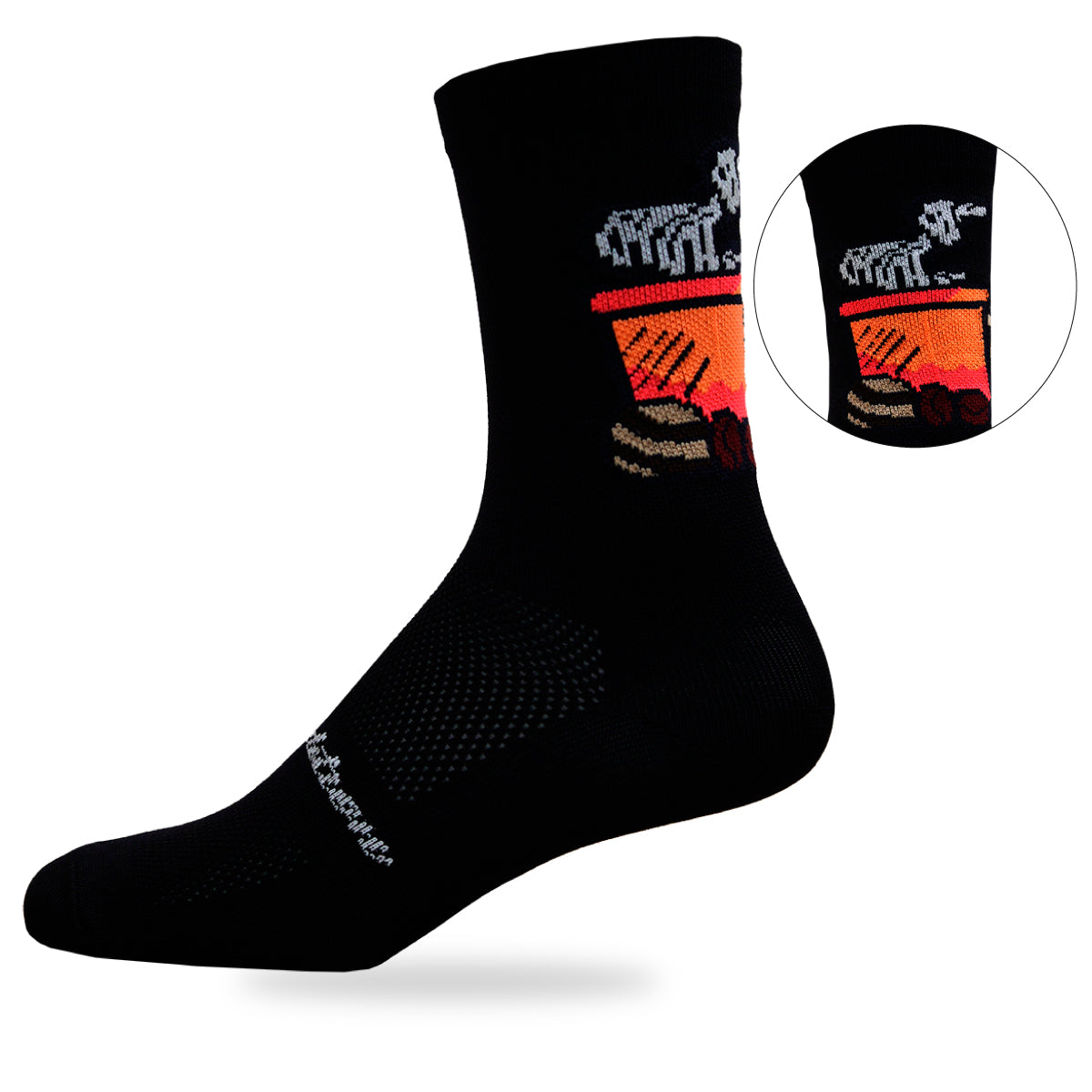 Medias D 8" ciclismo Unisex