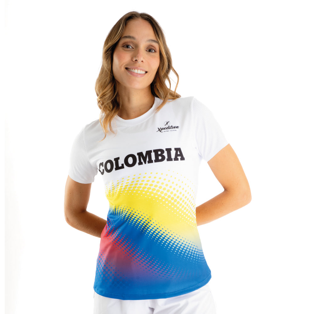 Camiseta Colombia Mujer- Línea Advance