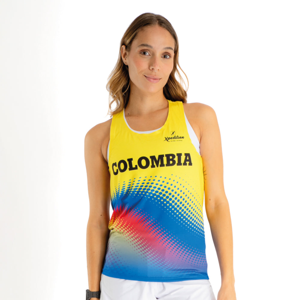 Camisilla Colombia Unisex- Línea Advance
