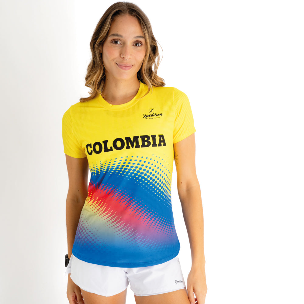 Camiseta Colombia Mujer- Línea Advance