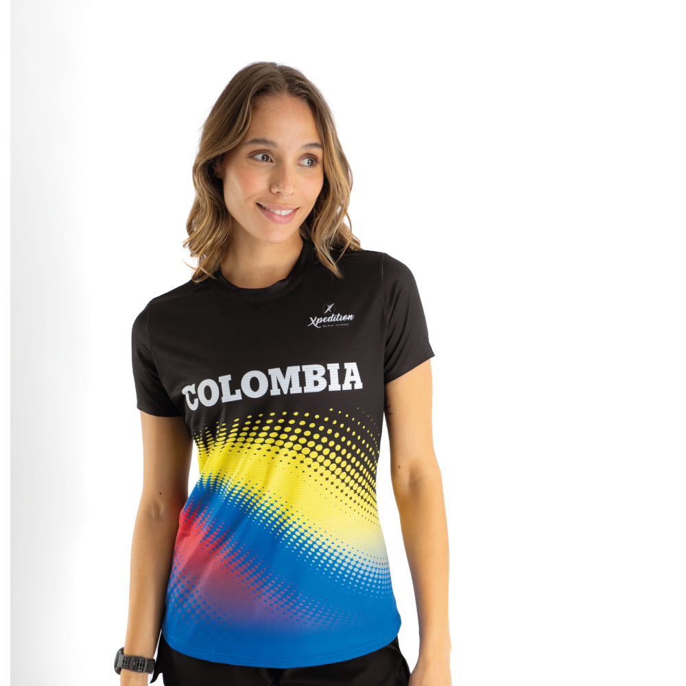 Camiseta Colombia Mujer- Línea Advance